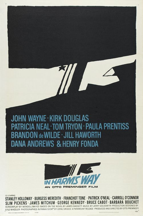 the movie poster: In Harm's Way (1965)