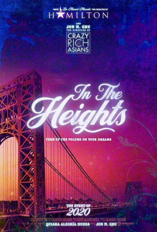 1000 piece jigsaw puzzle for the movie poster: In the Heights (2021)