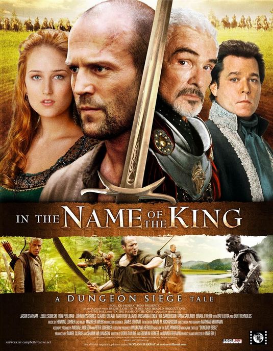 the movie poster: In the Name of the King: A Dungeon Siege Tale (2008)
