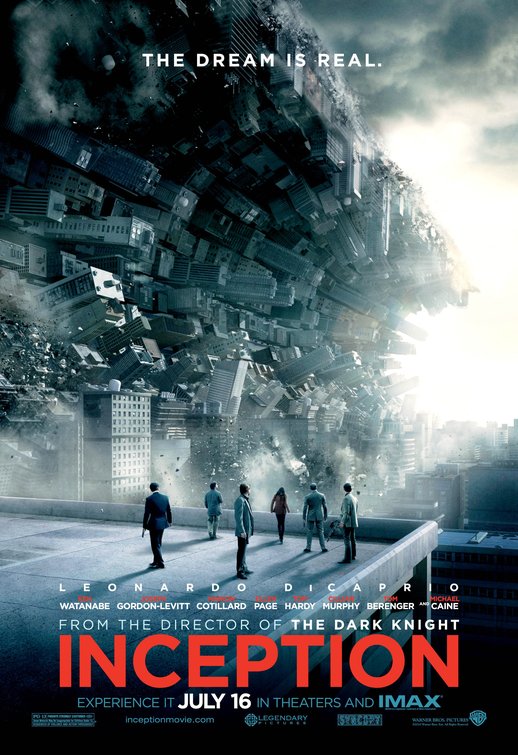 1000 piece jigsaw puzzle for the movie poster: Inception (2010) ver12