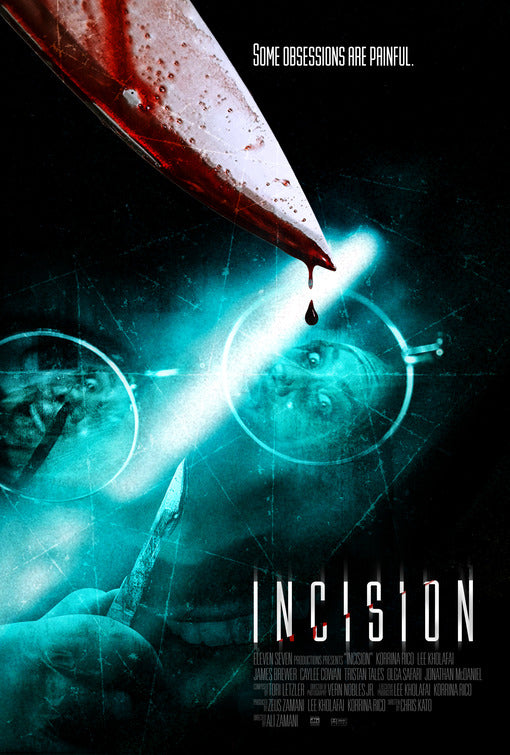 1000 piece jigsaw puzzle for the movie poster: Incision (2020)