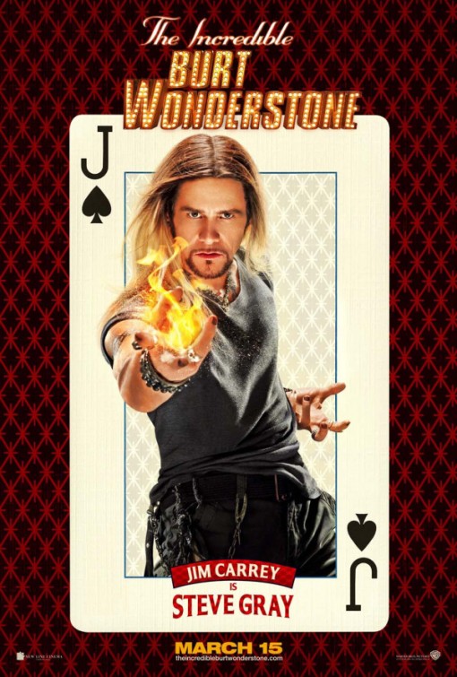 1000 piece jigsaw puzzle for the movie poster: The Incredible Burt Wonderstone (2013) ver2