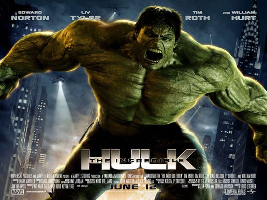 1000 piece jigsaw puzzle for the movie poster: The Incredible Hulk (2008) ver2