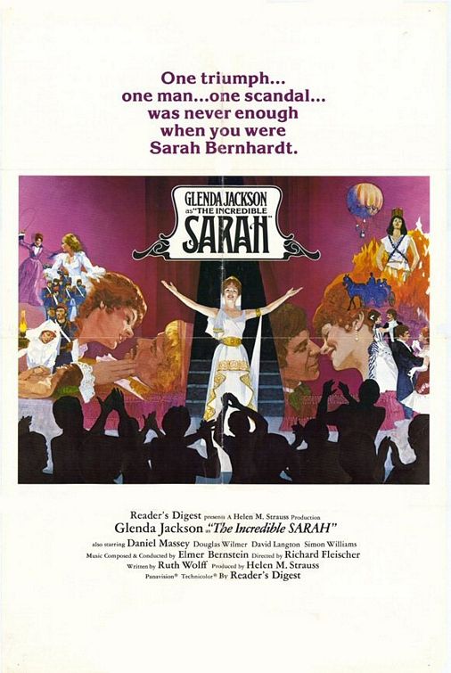 the movie poster: The Incredible Sarah (1976)