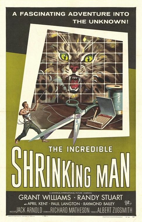 the movie poster: The Incredible Shrinking Man (1957)