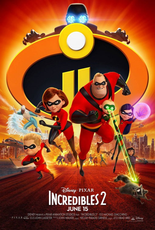 1000 piece jigsaw puzzle for the movie poster: Incredibles 2 (2018) ver11