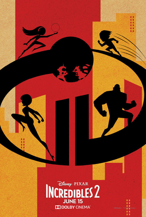 1000 piece jigsaw puzzle for the movie poster: Incredibles 2 (2018) ver33