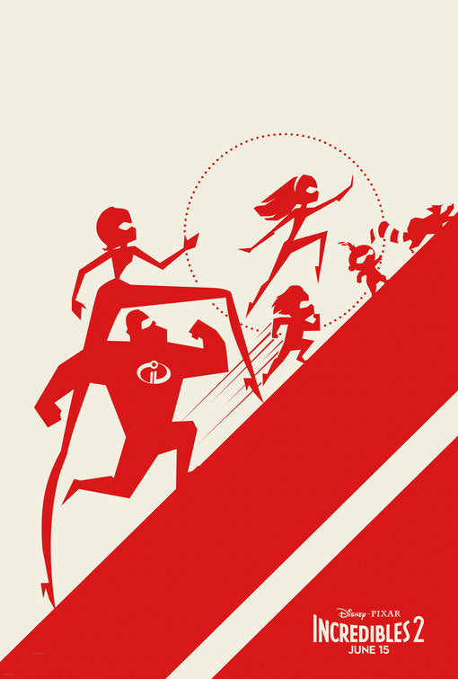 1000 piece jigsaw puzzle for the movie poster: Incredibles 2 (2018) ver36