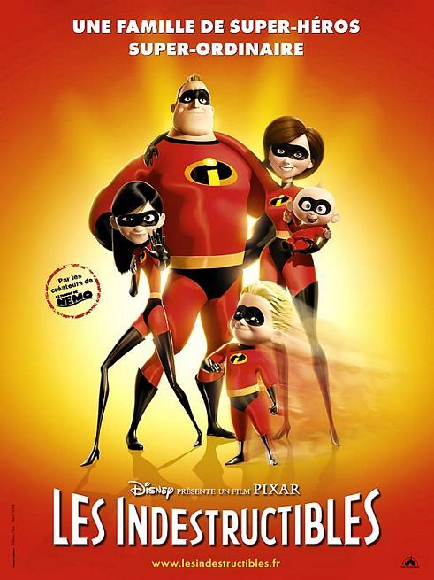 the movie poster: The Incredibles (2004) ver13