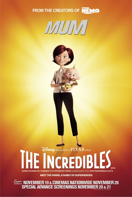 1000 piece jigsaw puzzle for the movie poster: The Incredibles (2004) ver23