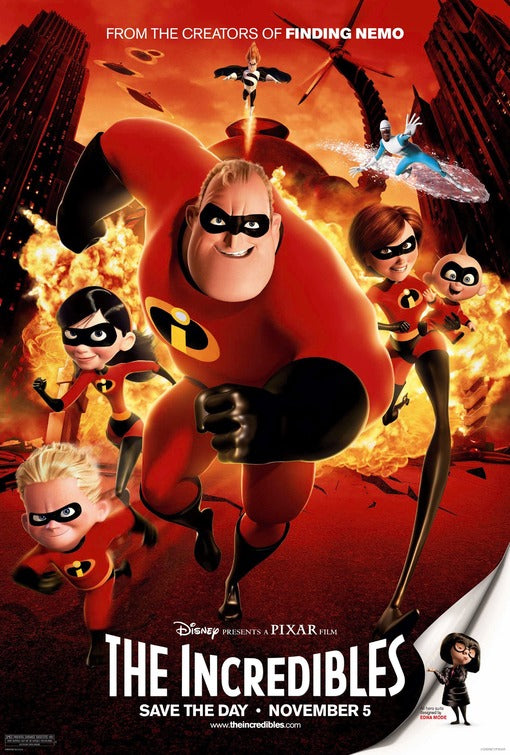 the movie poster: The Incredibles (2004) ver9