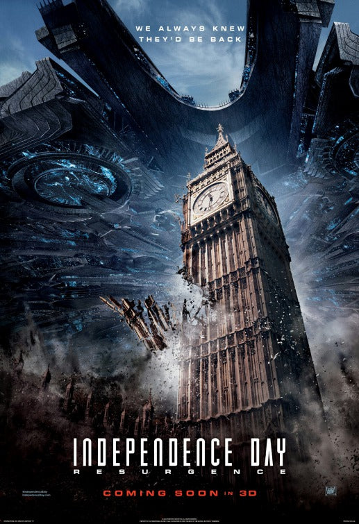 1000 piece jigsaw puzzle for the movie poster: Independence Day: Resurgence (2016) ver11