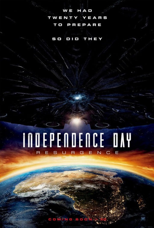 1000 piece jigsaw puzzle for the movie poster: Independence Day: Resurgence (2016) ver8