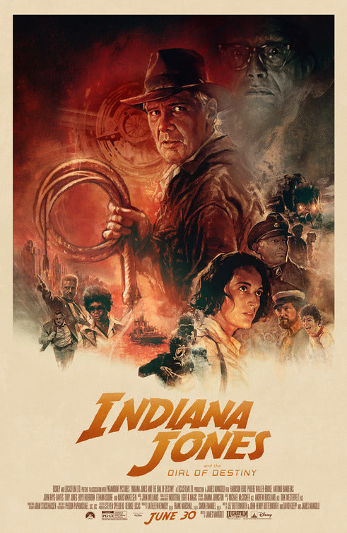 1000 piece jigsaw puzzle for the movie poster: Indiana Jones and the Dial of Destiny (2023) ver2