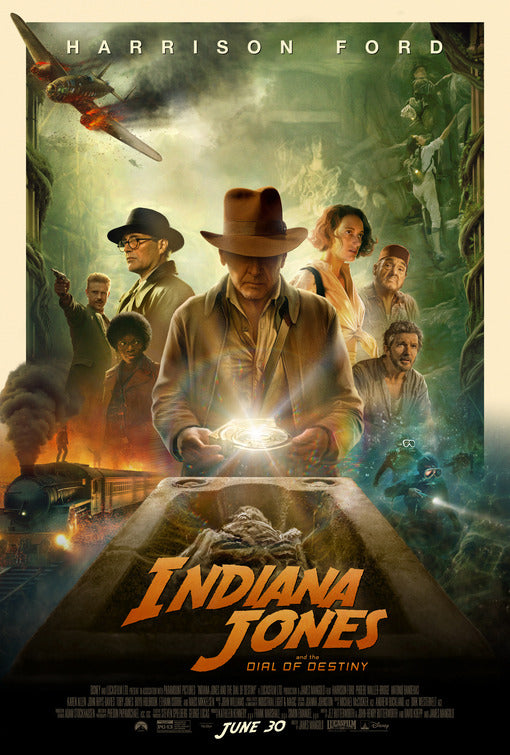 1000 piece jigsaw puzzle for the movie poster: Indiana Jones and the Dial of Destiny (2023) ver7