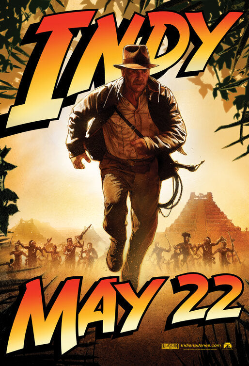 1000 piece jigsaw puzzle for the movie poster: Indiana Jones and the Kingdom of the Crystal Skull (2008) ver5