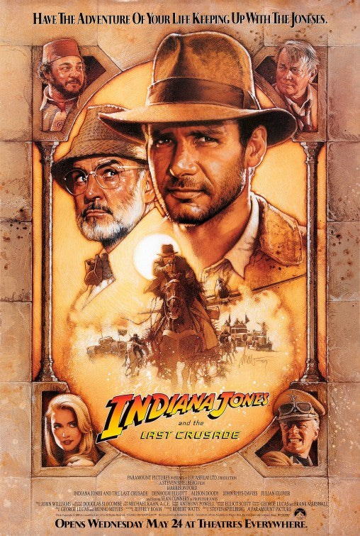 the movie poster: Indiana Jones and the Last Crusade (1989) ver2