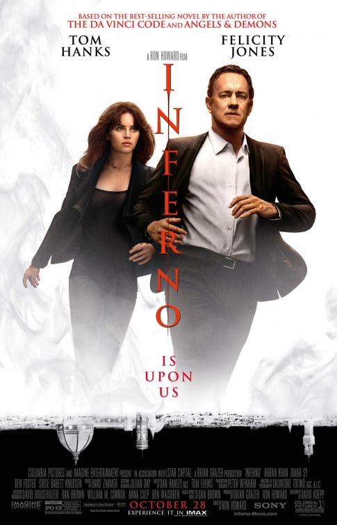 1000 piece jigsaw puzzle for the movie poster: Inferno (2016) ver5