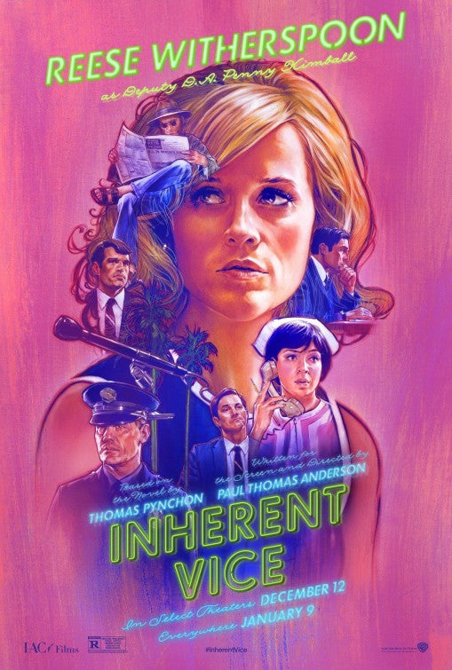1000 piece jigsaw puzzle for the movie poster: Inherent Vice (2014) ver6