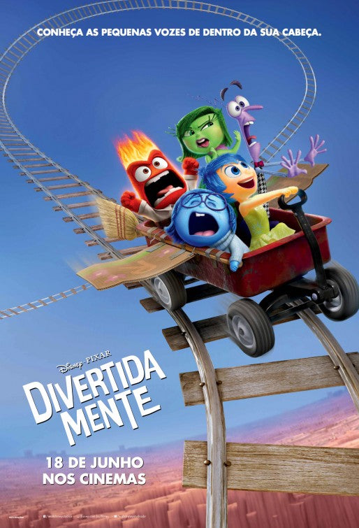 1000 piece jigsaw puzzle for the movie poster: Inside Out (2015) ver20