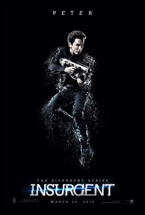 1000 piece jigsaw puzzle for the movie poster: Insurgent (2015)