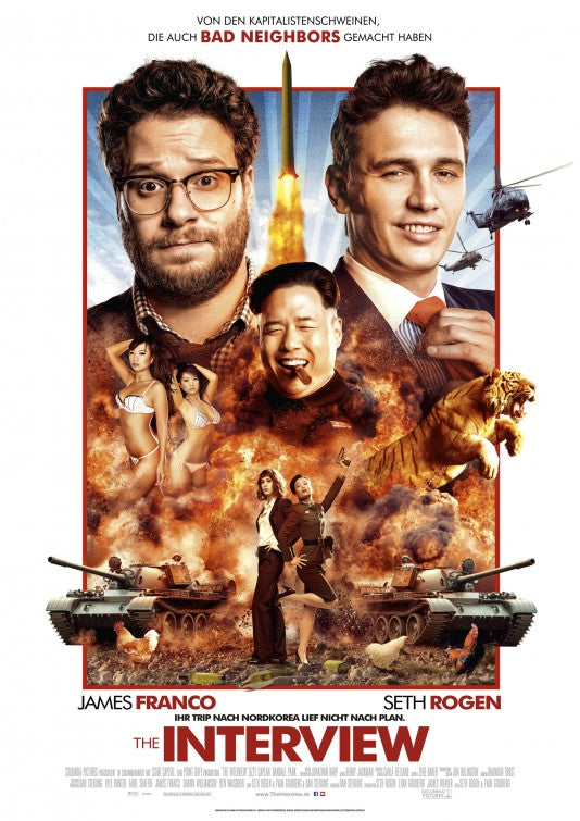 1000 piece jigsaw puzzle for the movie poster: The Interview (2014) ver3