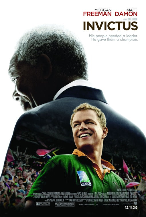 1000 piece jigsaw puzzle for the movie poster: Invictus (2009)