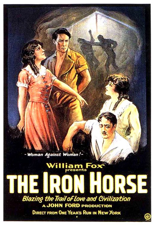 the movie poster: The Iron Horse (1924) ver2