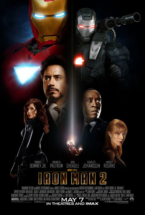 1000 piece jigsaw puzzle for the movie poster: Iron Man 2 (2010) ver7