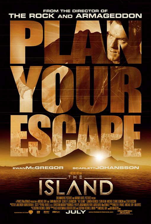 the movie poster: The Island (2005) ver1