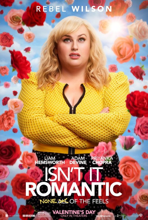 1000 piece jigsaw puzzle for the movie poster: Isn't It Romantic (2019)