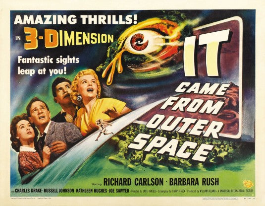 1000 piece jigsaw puzzle for the movie poster: It Came from Outer Space (1953) ver5