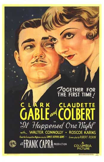 the movie poster: It Happened One Night (1934)