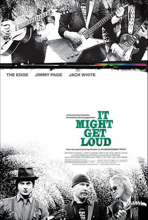 1000 piece jigsaw puzzle for the movie poster: It Might Get Loud (2009)