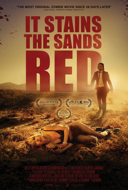 1000 piece jigsaw puzzle for the movie poster: It Stains the Sands Red (2017)