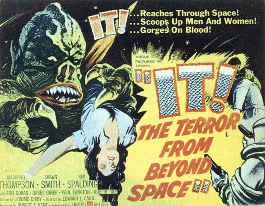 the movie poster: It! The Terror from Beyond Space (1958) ver2