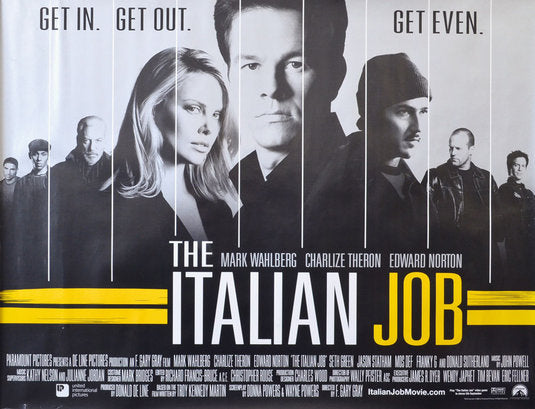 the movie poster: The Italian Job (2003) ver2