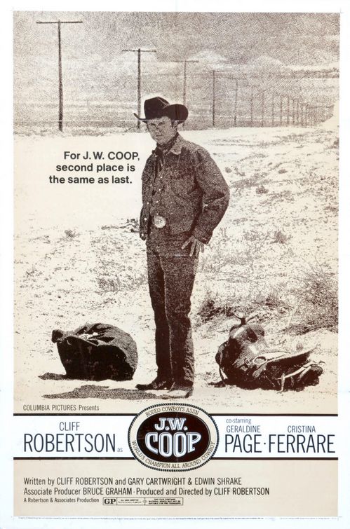 the movie poster: J.W. Coop (1972)