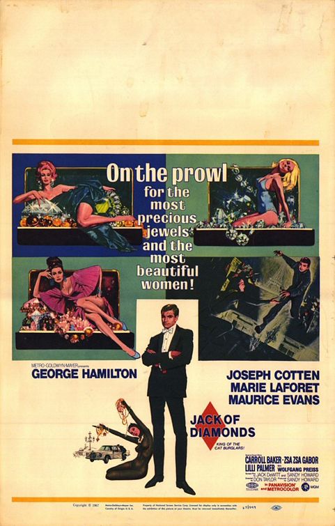 the movie poster: Jack of Diamonds (1967)