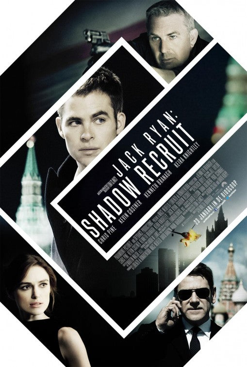 1000 piece jigsaw puzzle for the movie poster: Jack Ryan: Shadow Recruit (2014) ver2