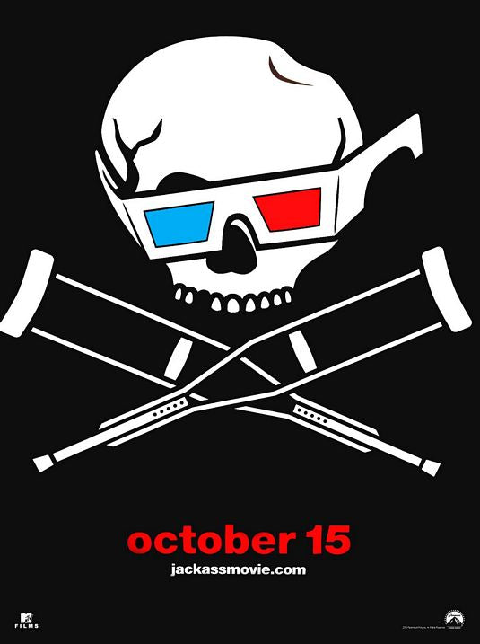 1000 piece jigsaw puzzle for the movie poster: Jackass 3-D (2010)