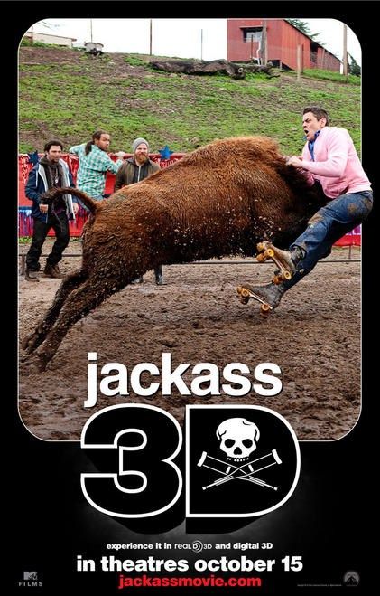1000 piece jigsaw puzzle for the movie poster: Jackass 3-D (2010) ver5