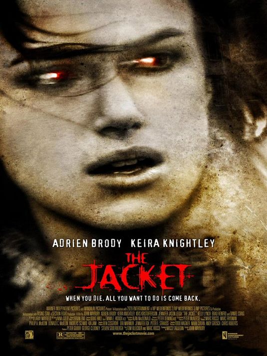 the movie poster: The Jacket (2005) ver1
