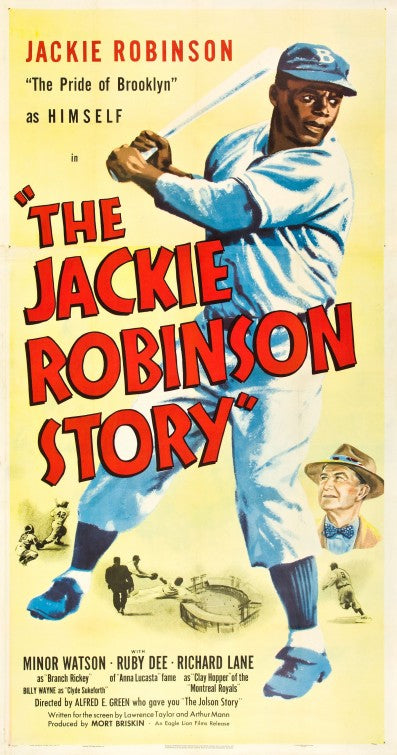 1000 piece jigsaw puzzle for the movie poster: The Jackie Robinson Story (1950) ver2