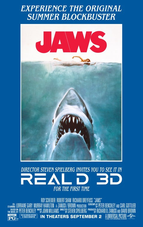 1000 piece jigsaw puzzle for the movie poster: Jaws (1975) ver4