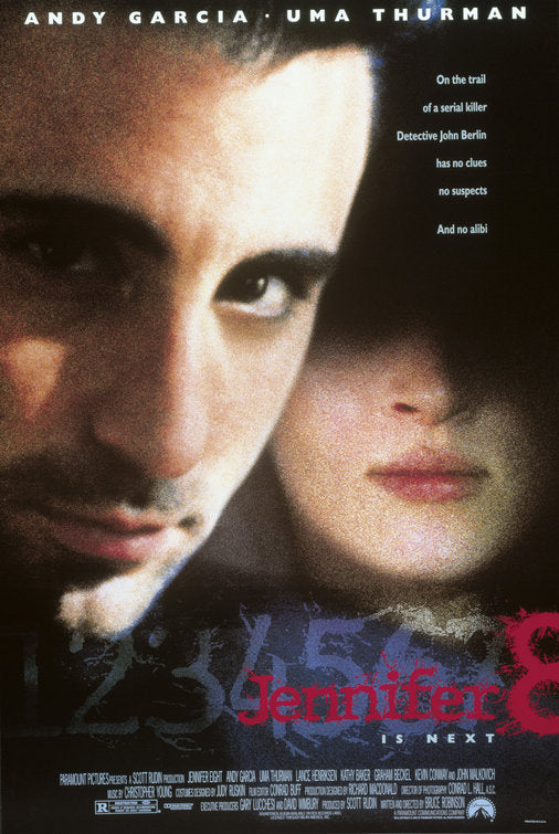 the movie poster: Jennifer 8 (1992) ver2