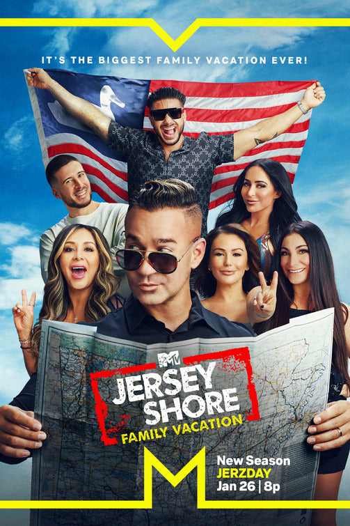 1000 piece jigsaw puzzle for tv poster: Jersey Shore Family Vacation, ver5