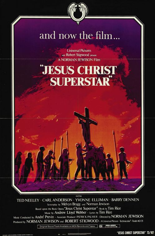 the movie poster: Jesus Christ Superstar (1973) ver1