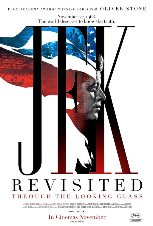 1000 piece jigsaw puzzle for the movie poster: JFK Revisited: Through the Looking Glass (2021)