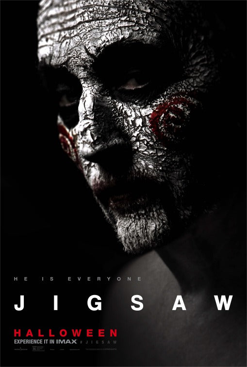 1000 piece jigsaw puzzle for the movie poster: Jigsaw (2017) ver15